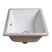 Cambridge Curved White Ceramic Undermount Basin